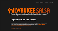 Desktop Screenshot of milwaukeesalsa.org